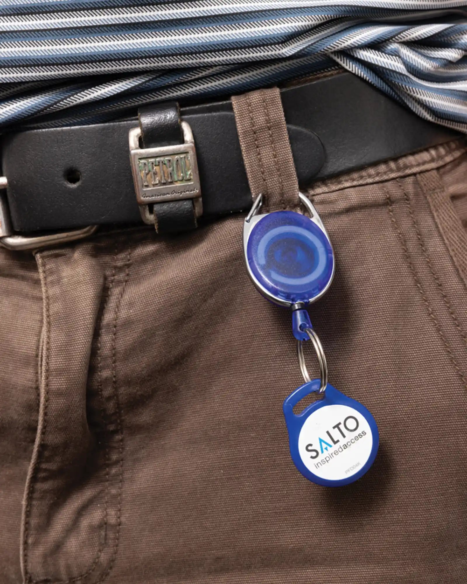 Porte-clés ABS recyclé RCS à personnaliser - 7